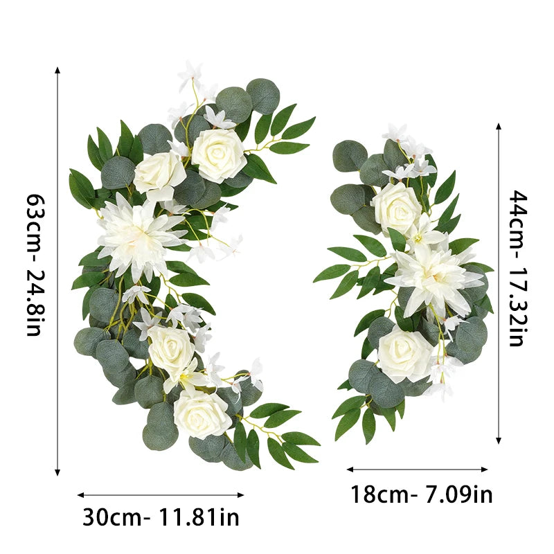 Tejesa Cross-Border Hot-Selling New Artificial Flower Arch for Home Decoration, Wedding, Festival, Hotel and Auditorium Decoration