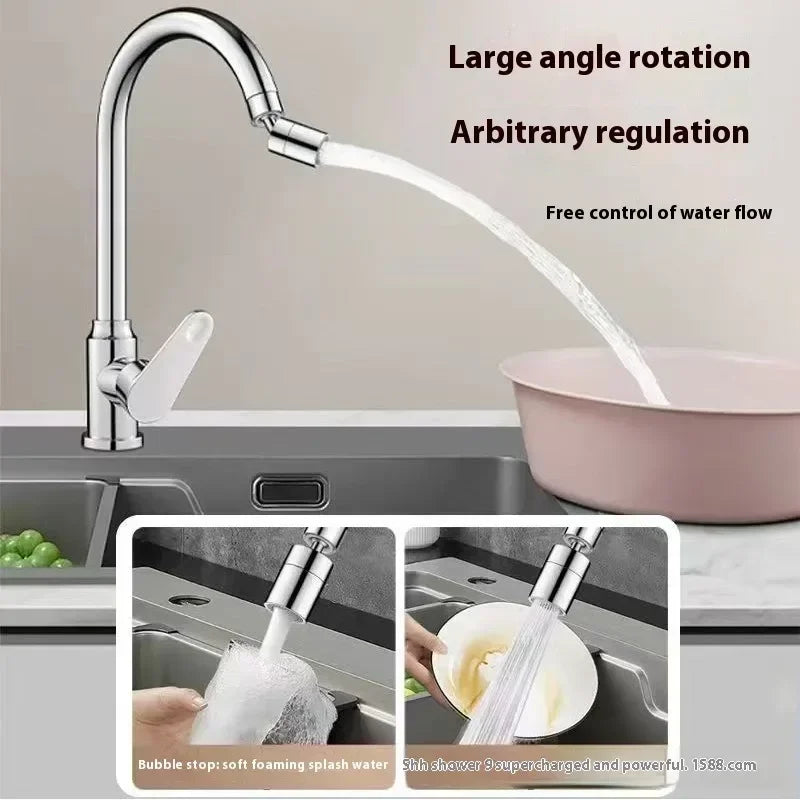 Home  360° Basin Faucet Adapter Do Kranu Spray Filter Accessory Kitchen Sink Splash 2 Rotary Adjustable Washbasin Proof Shower