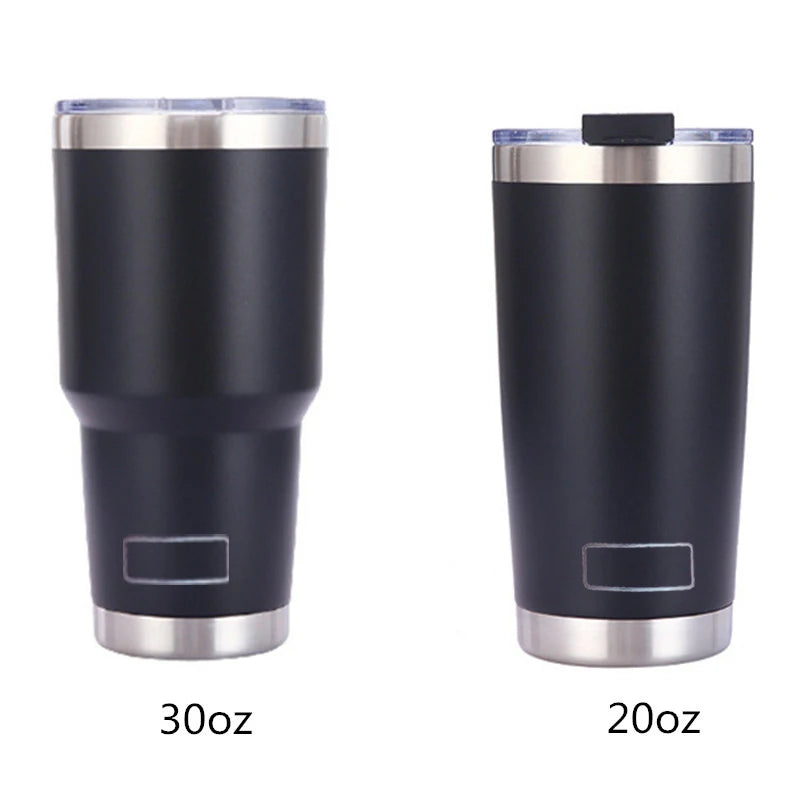Hemasa 30oz 20oz Stainless Steel Tumblers  / Travel Glass Coffee Mug Double Wall Water Bottle