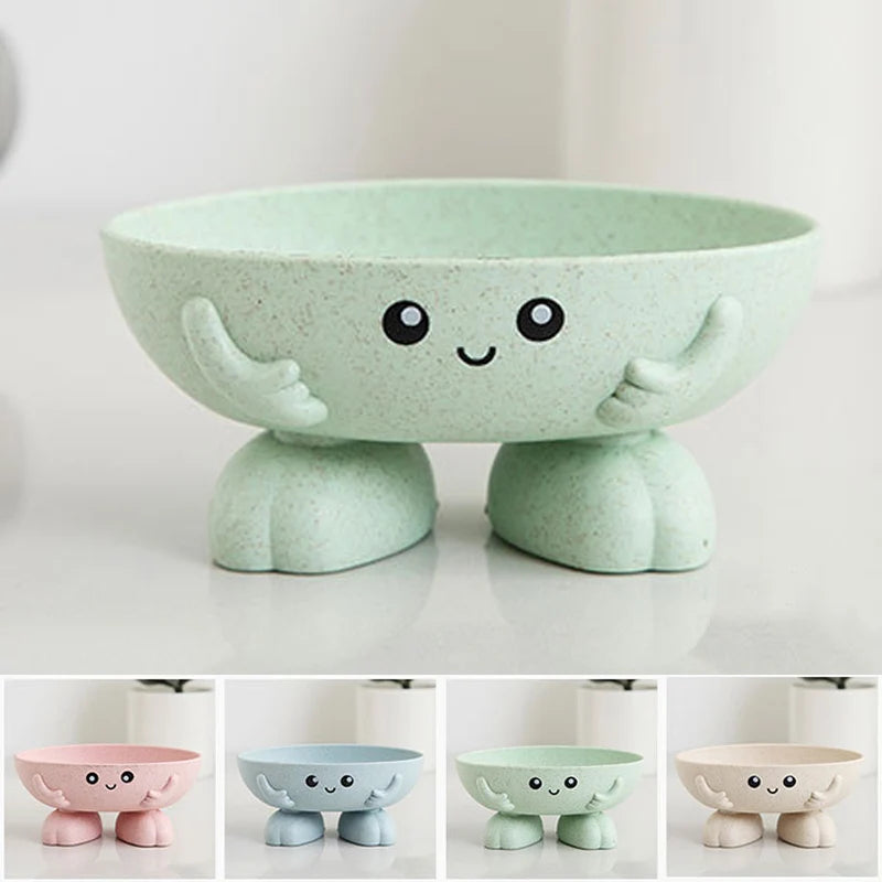 Hemasa  Non-slip Soap box  Cartoon Shape Storage Box Bathroom Accessories