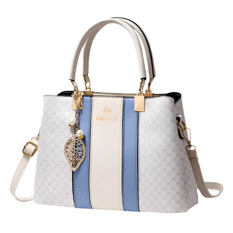 Hemasa  texture and versatile large capacity printed letter handbag