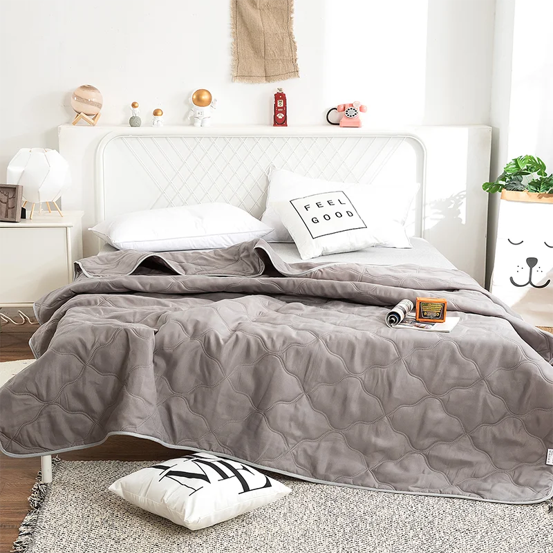 Hemasa  Silk  Thin Quilt Summer Blanket  Single/Queen/King
