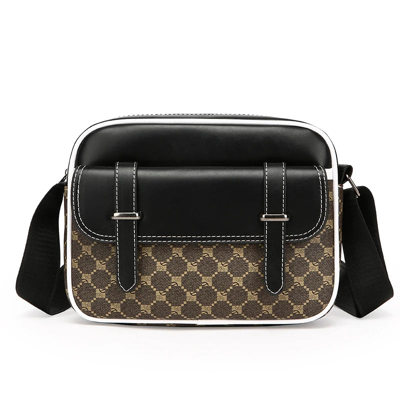 Tejesa Men's Bag  Soft PU Leather Male Flap Handbag Casual Men Shoulder Bag Clutches Tote Bag