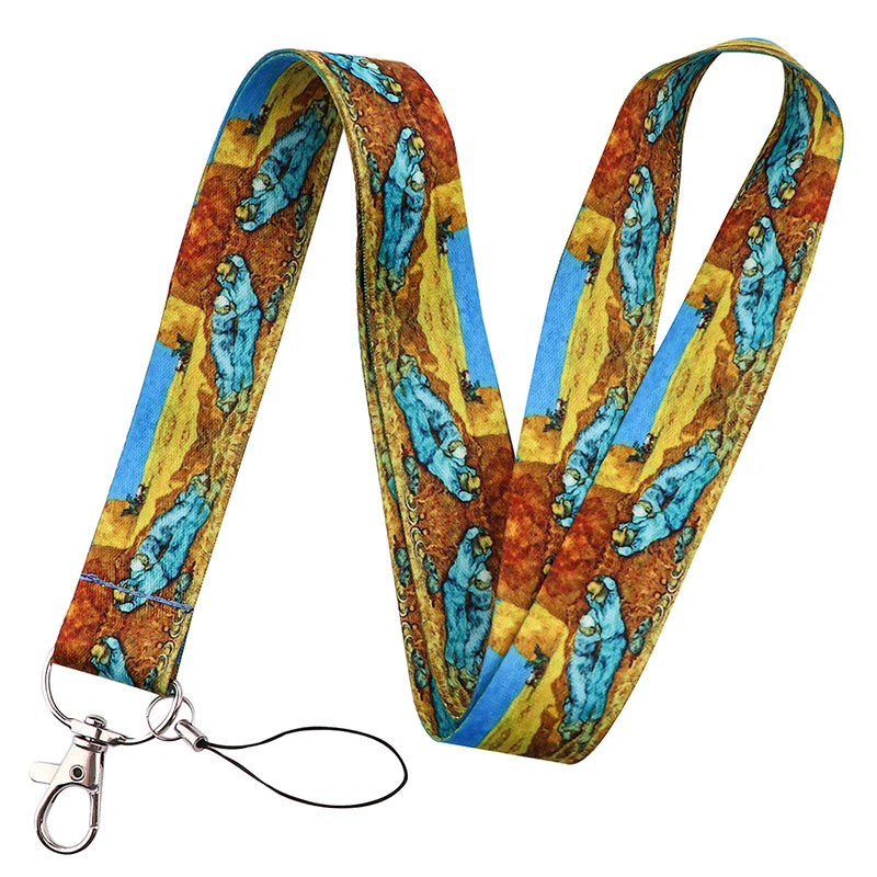 Tejesa Little daisy Lanyard for Key Cute Neck Strap Card ID Badge Holder Key Chain Accessories Wholesale