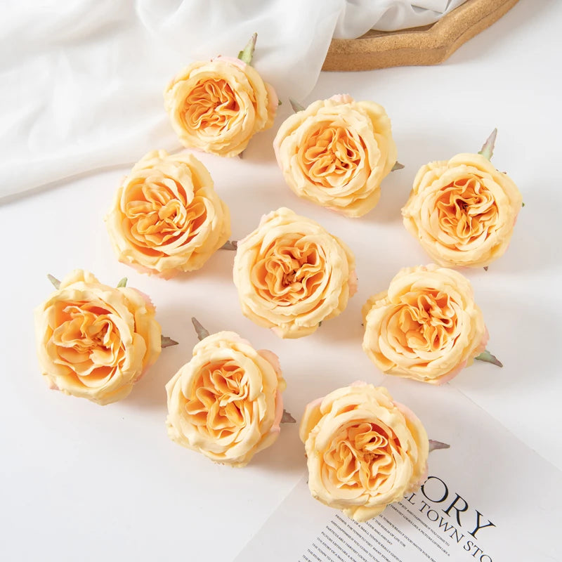 Artificial Flowers Silk Peony Home vase table Party Wedding Decoration Outdoor Garden Christmas Wreaths Flower Wall Scrapbooking