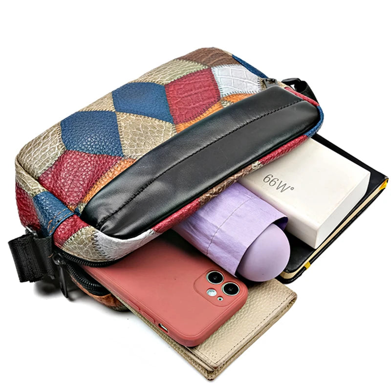 Tejesa  Pu Leather Men Waist Packs Business Crossbody Bags for Male Fashion Travel Storage Phone Shoulder Bags Clutch Bag