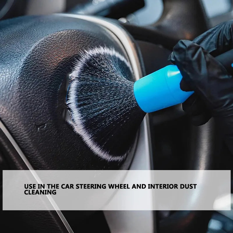 Tejesa Car Tyre Clean Brush Air Conditioner Air Outlet Cleaning Brushes Elbow Sweeping Tools Car Interior Detail Cleaning Brush