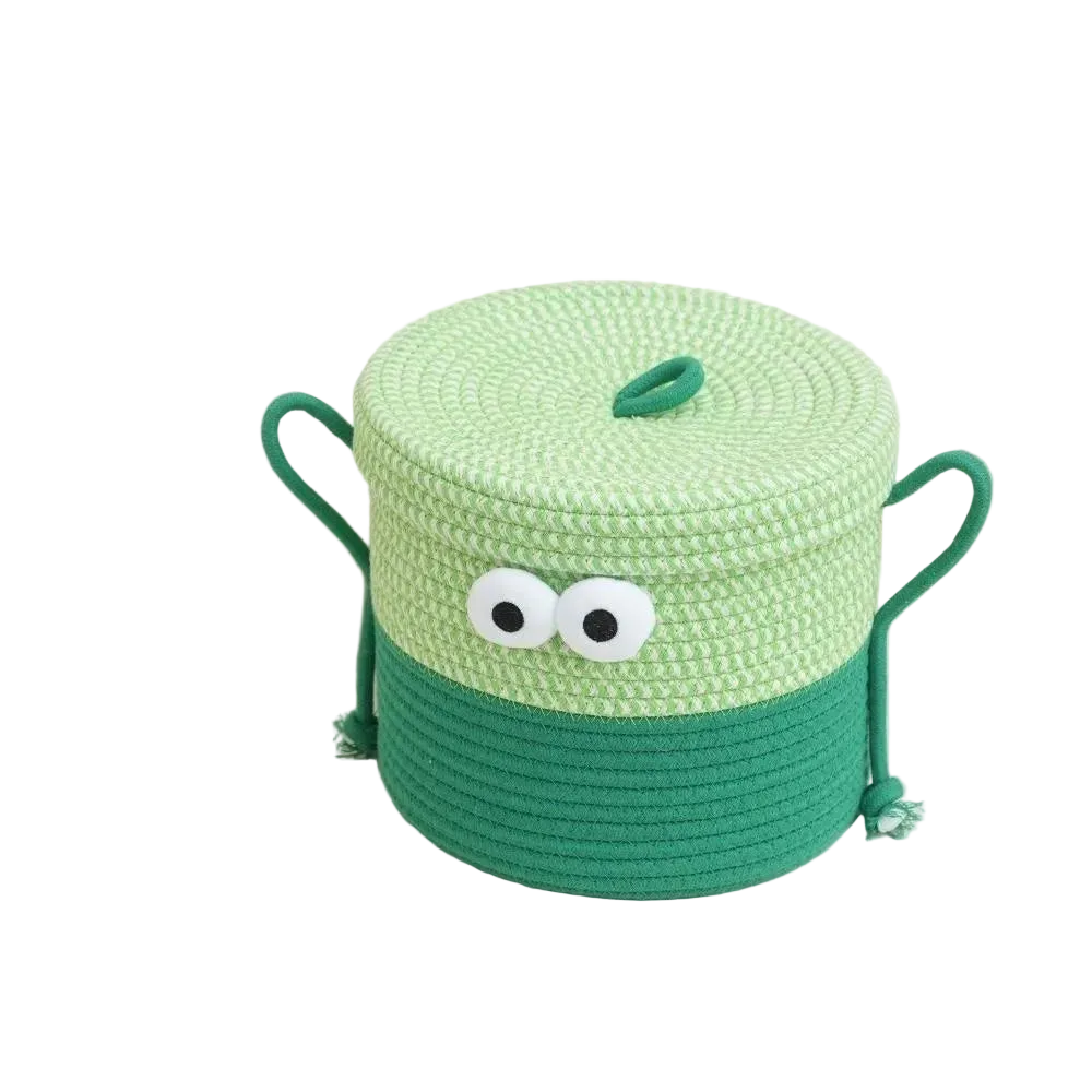 Tejesa Cartoon Monster Sna Basket Living Room Office Desktop M Organizer Toy Storage Basket Cotton Material Fly Use