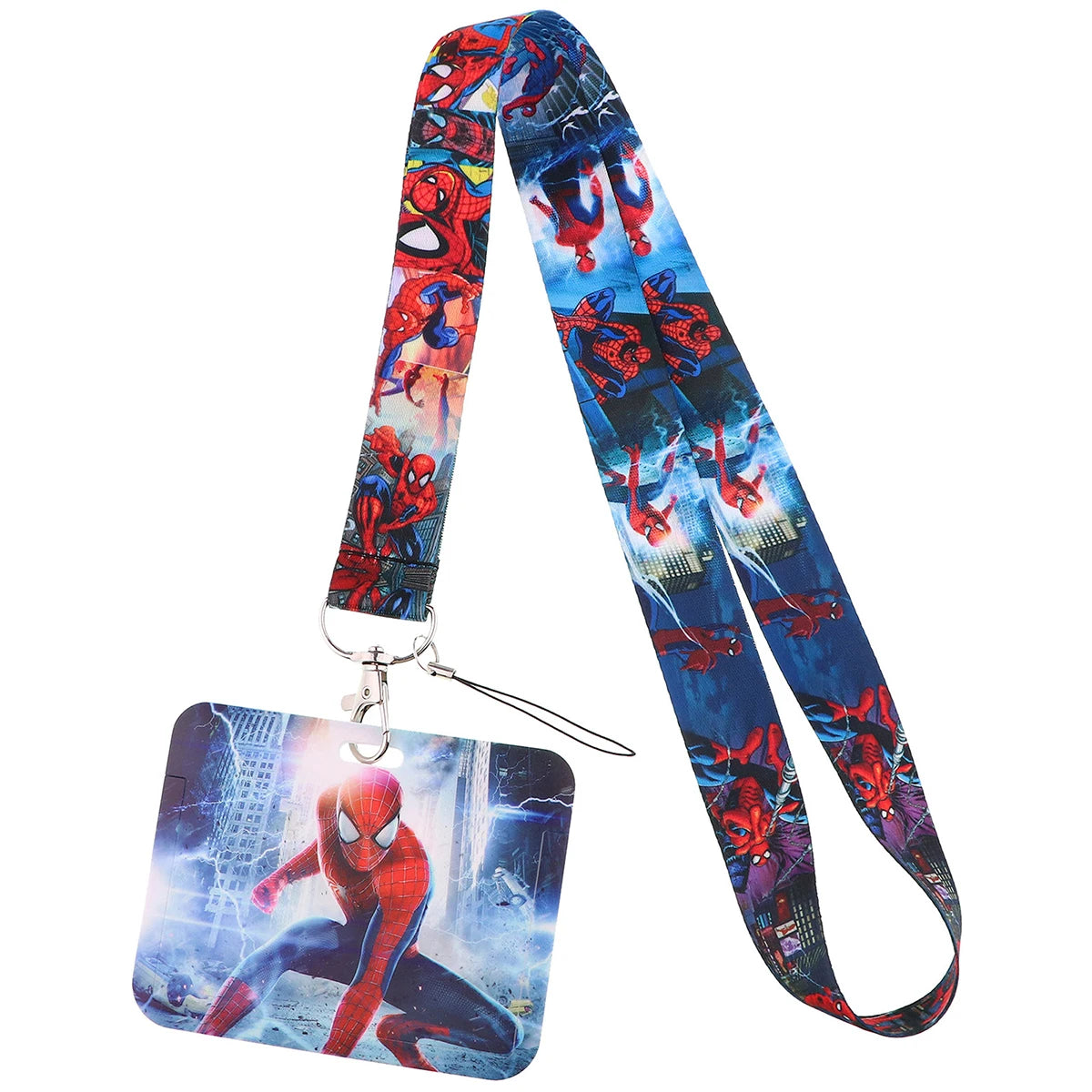 YQ437 Lanyard ID Badge Holder Card Cover Phone Rope Cartoons Neck Strap Keychain Key Holder Lariat Cool Gift