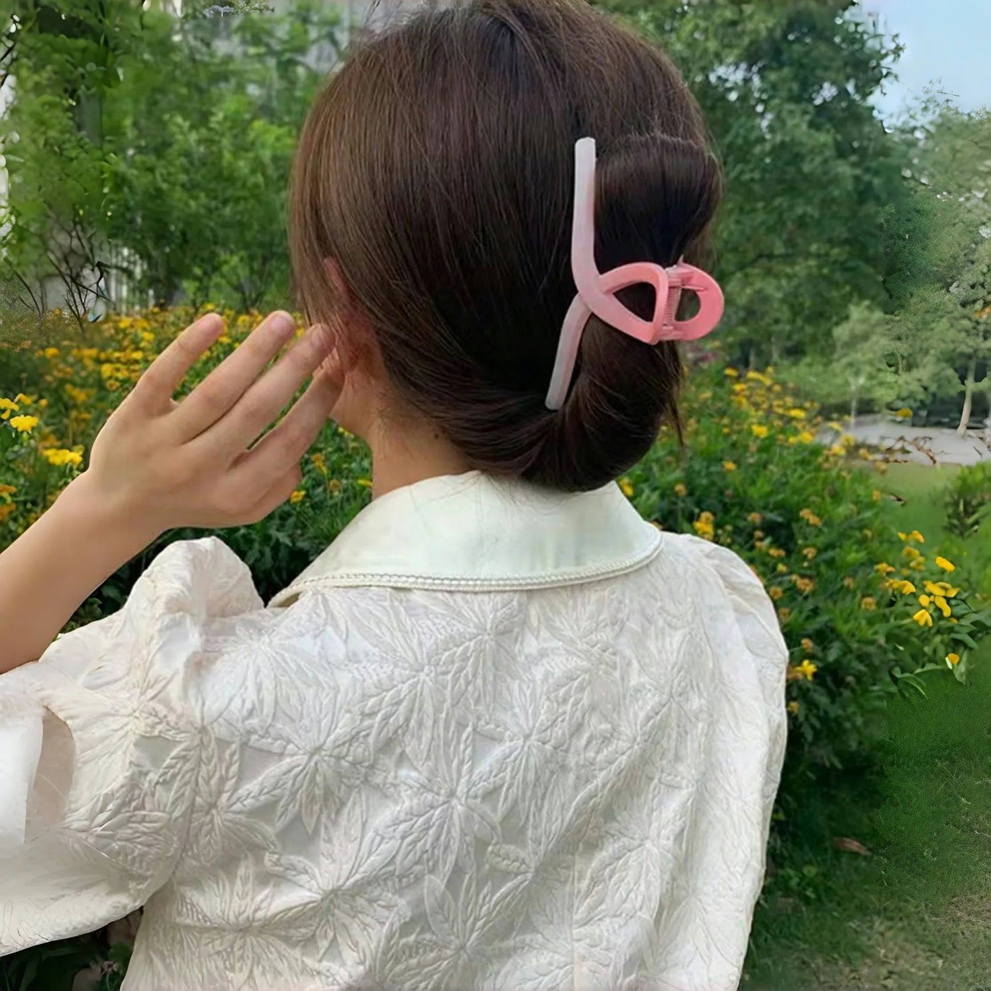 Tejesa 8-Piece Set Gradient Color Pink Korean New Hair Clips Sweet Candy Color Claw Clip Hairpins Matte Headwear for Girls