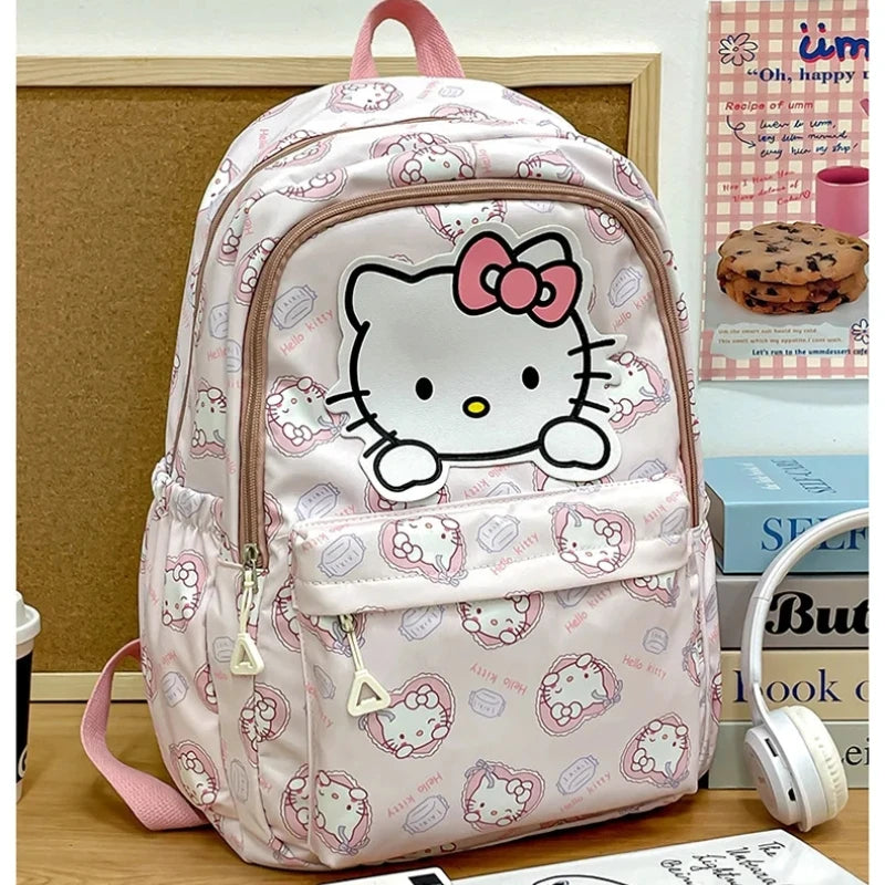 Sanrio Backpack Anime Kuromi Cinnamoroll My Melody Student Bag Large Capacity Women Bag For Children Girls Gift