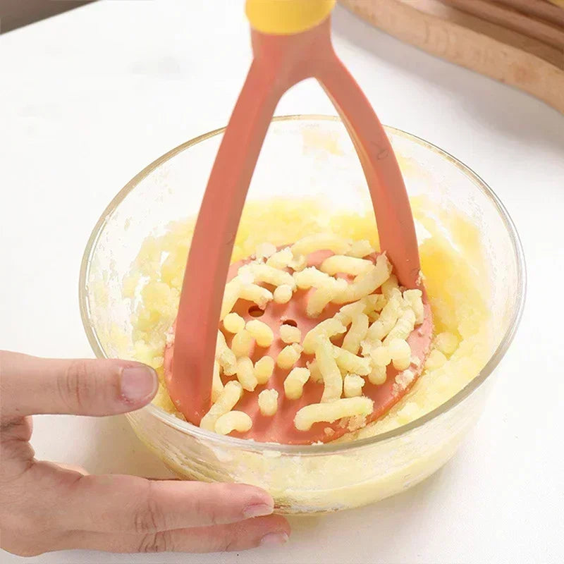 Hemasa Potato Masher Plastic Sweet Garlic Mash Press Mud Press