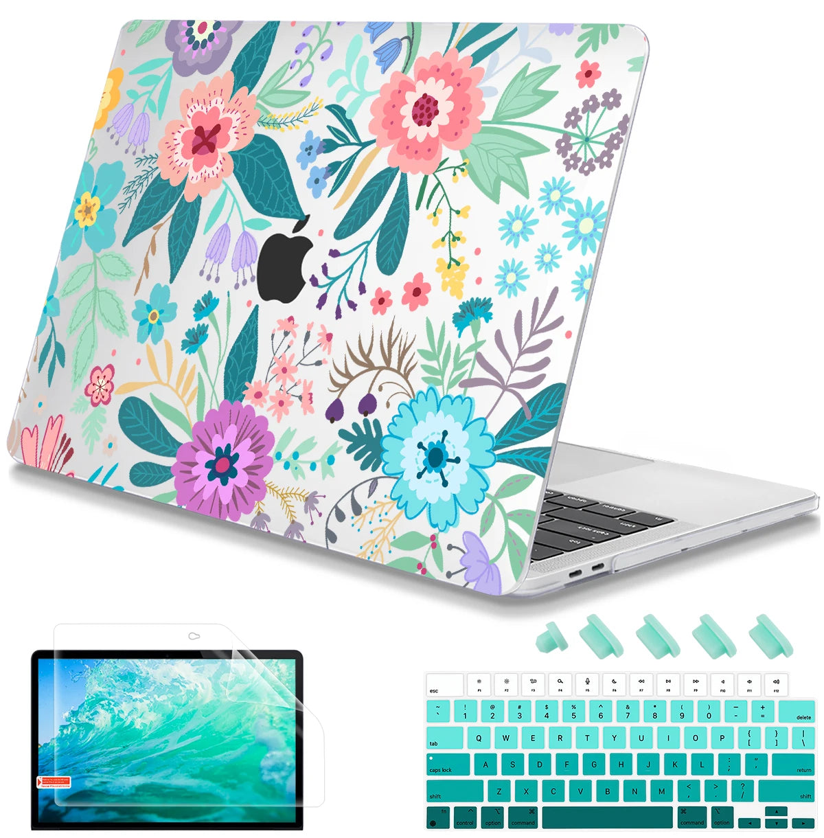 Hemasa  Butterfly Hard case for Macbook M4 A3401 Pro 2023 M2 Air Pro 13 2022 A2338 A2681 A2337 M1 Pro 14 16 A2779 M2 Air 11 12