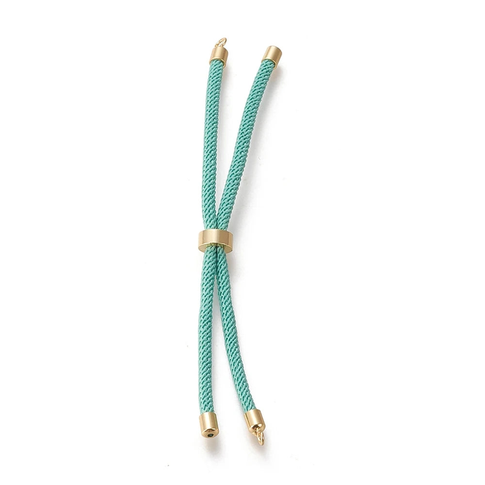 Tejesa 10Pcs Nylon Twisted Cord Bracelet /Adjustable Bracelets for women/Girls