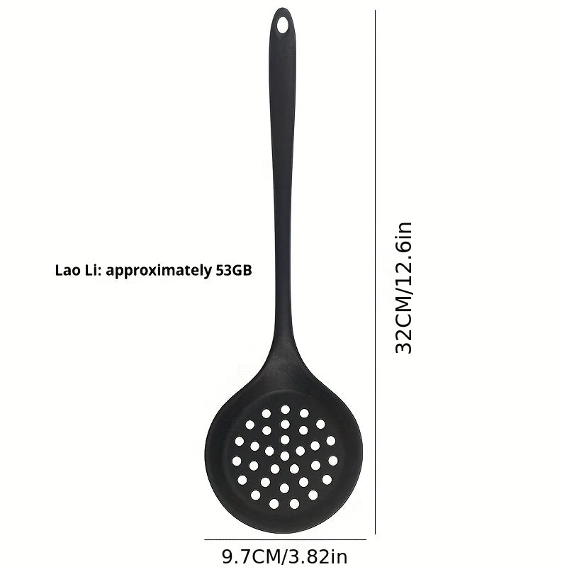 Tejesa 1/4/8pcs Non-Stick Pans Silicone Spatula Soup Ladle Slotted Spoon Cooking Tools for Kitchen Kitchen Utensil