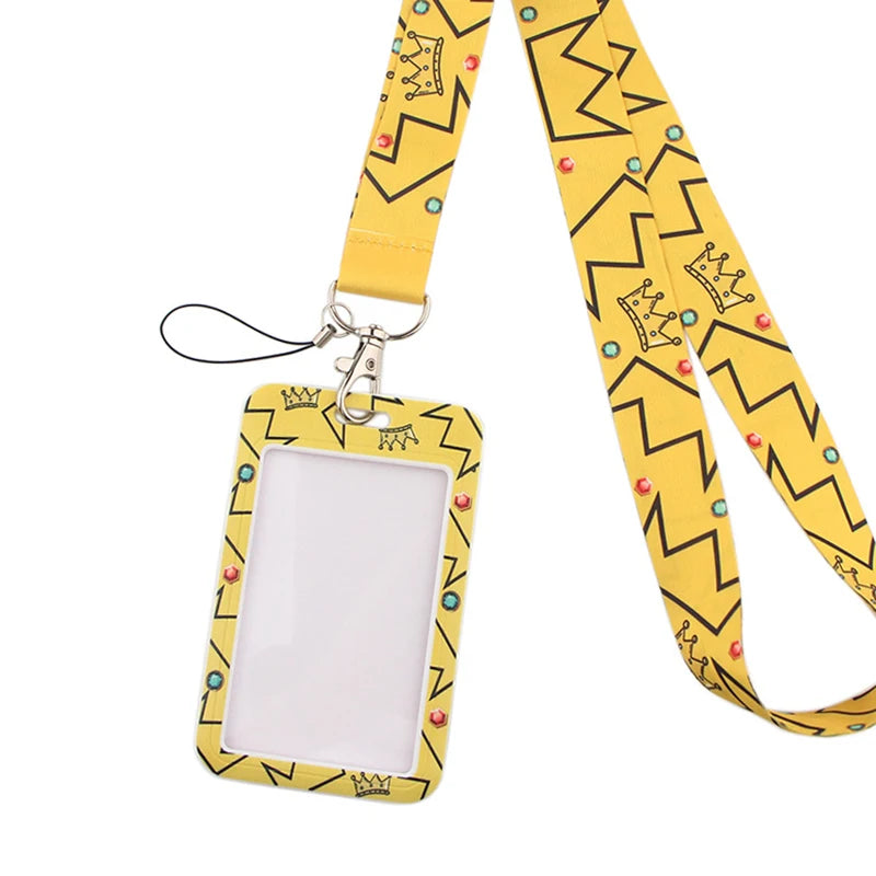 Tejesa Butterfly Lanyard Business Credit Card Holder Neck Strap Keychain Hang Rope ID Badge Holder Lariat Lasso