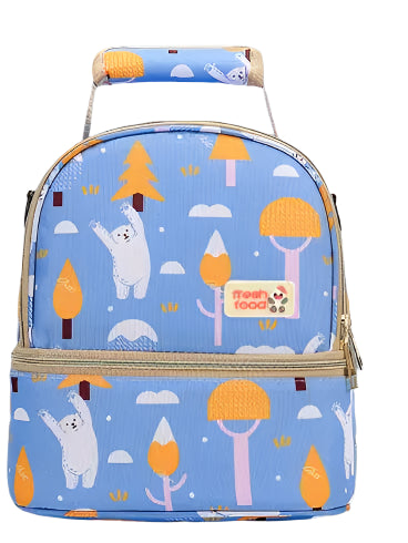 Hemasa Double-layer Breast Milk Backpack Milk Bottle Fresh-keeping Insulation Bag Milk Bag Milk Storage Backpack Bag