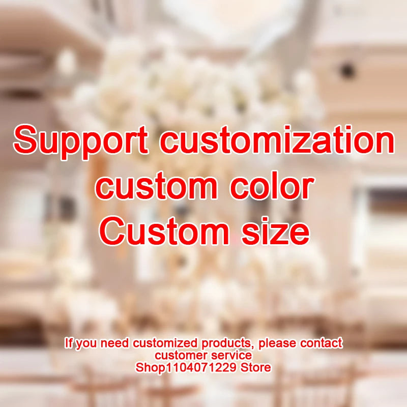 Wedding Decoration Hanging Flower Row Background Arch Decor Artificial Flowers Road Lead Flower Ball Floral Backdrop Arrangement