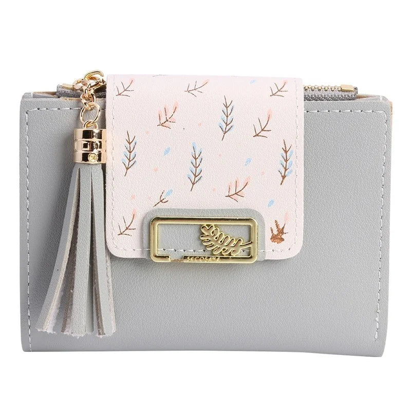 Hemasa  Ultra-thin  Short Wallet for Woman /Mini Coin Purse /Ladies Clutch Small Wallet/ Female Pu Leather Card Holder