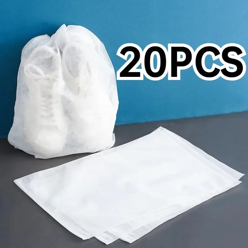 Tejesa 10/20/50PCS Shoe Storage Bag Travel Storage Shoe Bag Portable Home Drawstring Clothing Classification Packaging