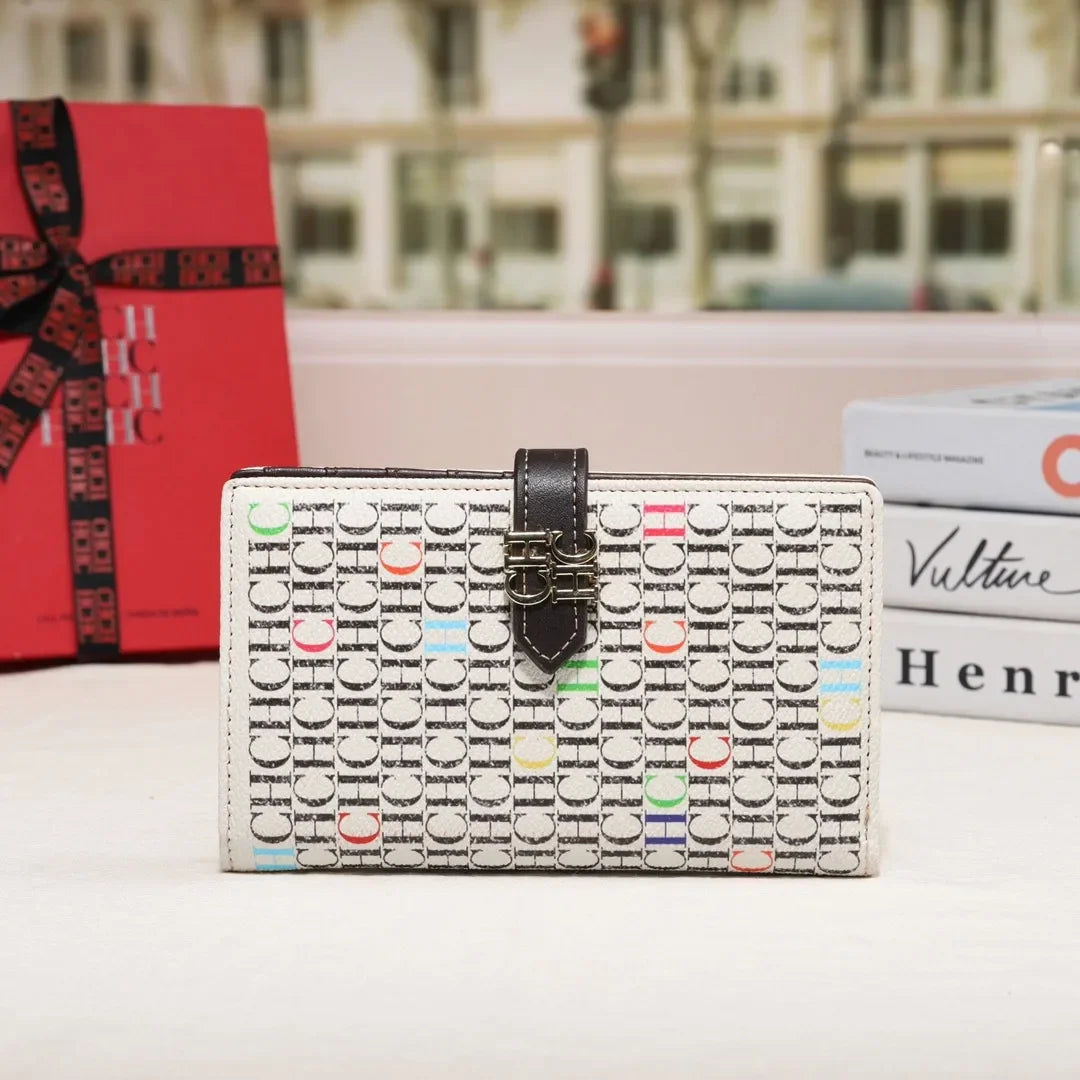 CH Luxury Brand Spring Fashion Women's Wallet Large Capacity Slot Coin 2025 High Quality Wallet Coin Wallet