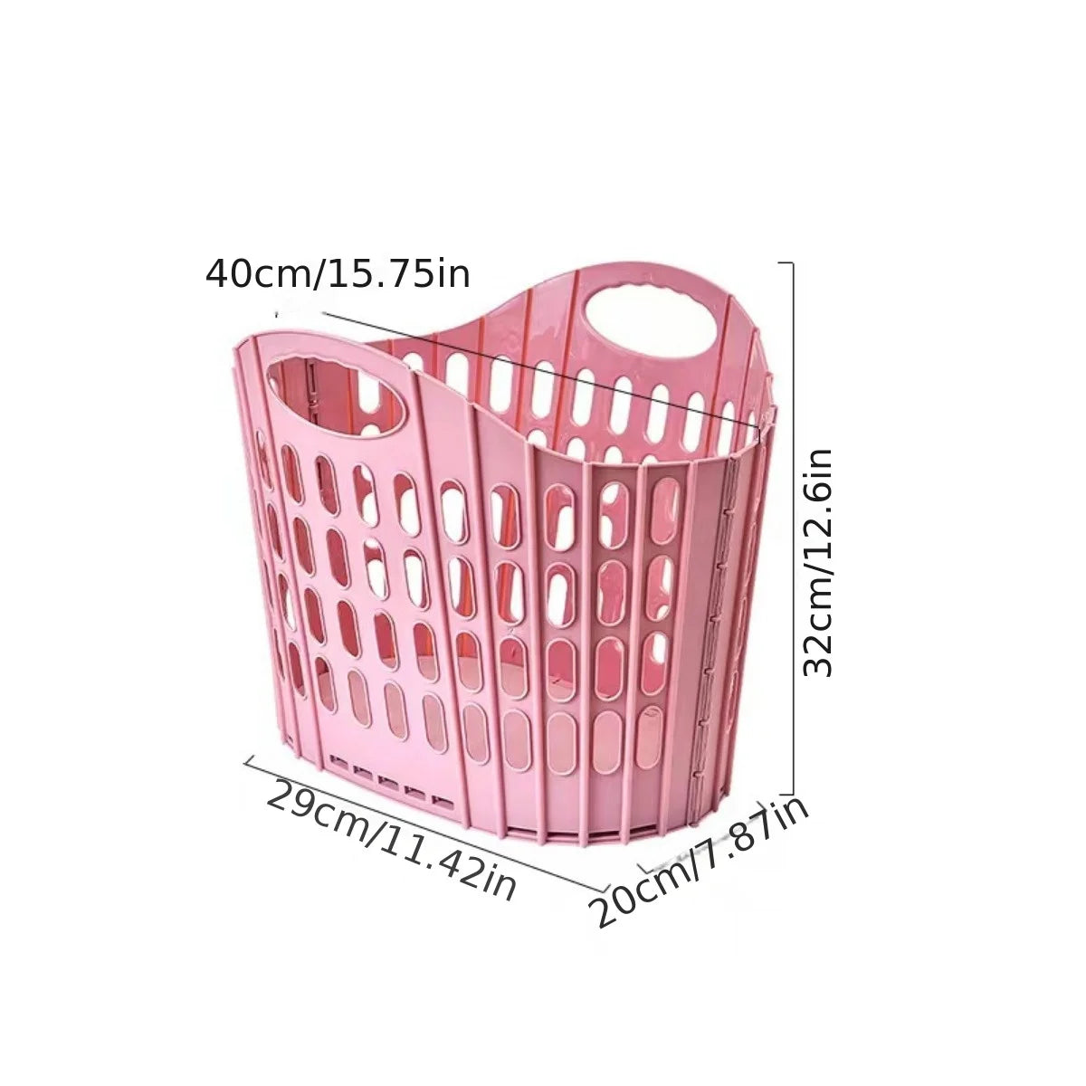 Tejesa Modern Foldable Laundry Hamper High-capacity Portable Dirty Clothes Organizer Durable Laundry Basket for Home Bathroom