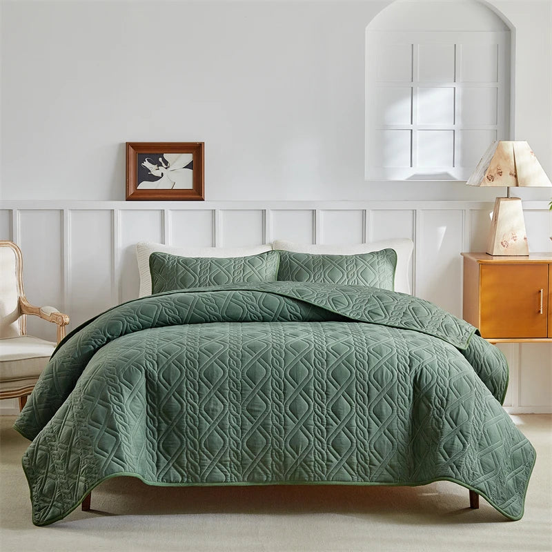 Tejesa Queen Quilt Bedding Set Lightweight Quilts Queen King Coverlet, Summer Blanket, Soft Bedspreads Bed Coverlets with Pillow Shams