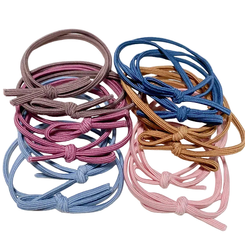 Tejesa 12PCS Women Hair Scrunchies Elastic Hair Rubber Bands/ Ponytail Hair Holders Headbands
