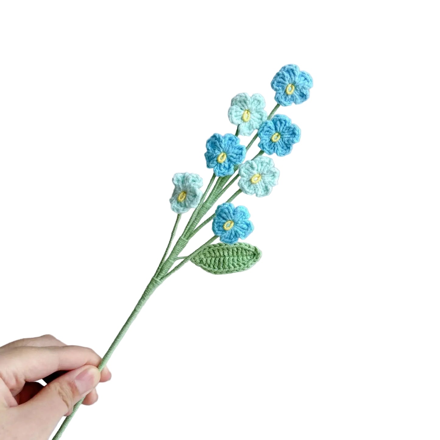 Hemasa  Crochet Flower Knitted Bouquet Decor /Mini Handwoven Flowers /Home