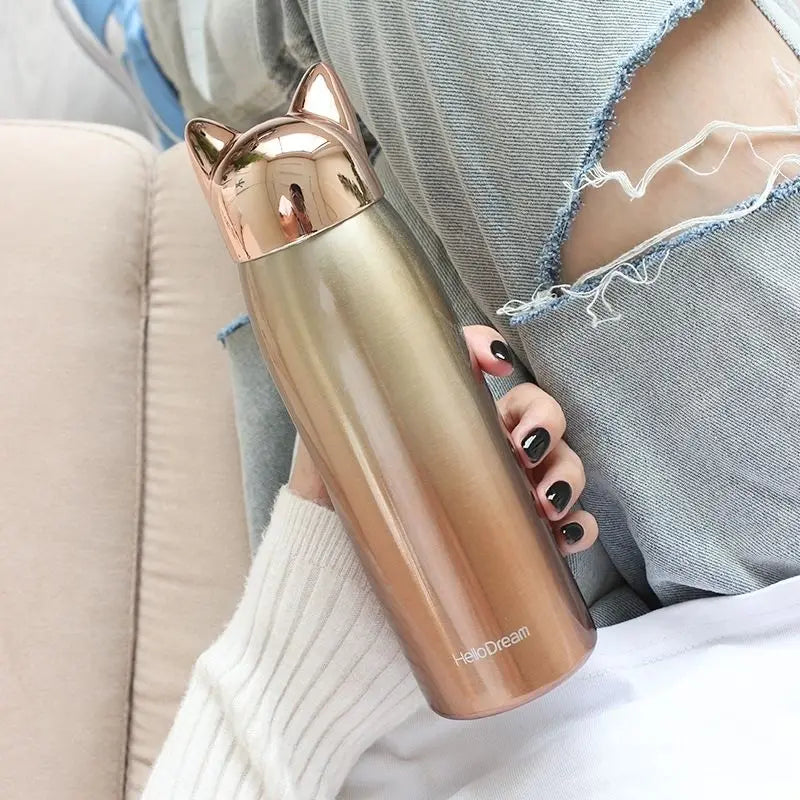 Hemasa 300ml  Steel Water Bottle /Small Coffee Thermos Cup With Lid