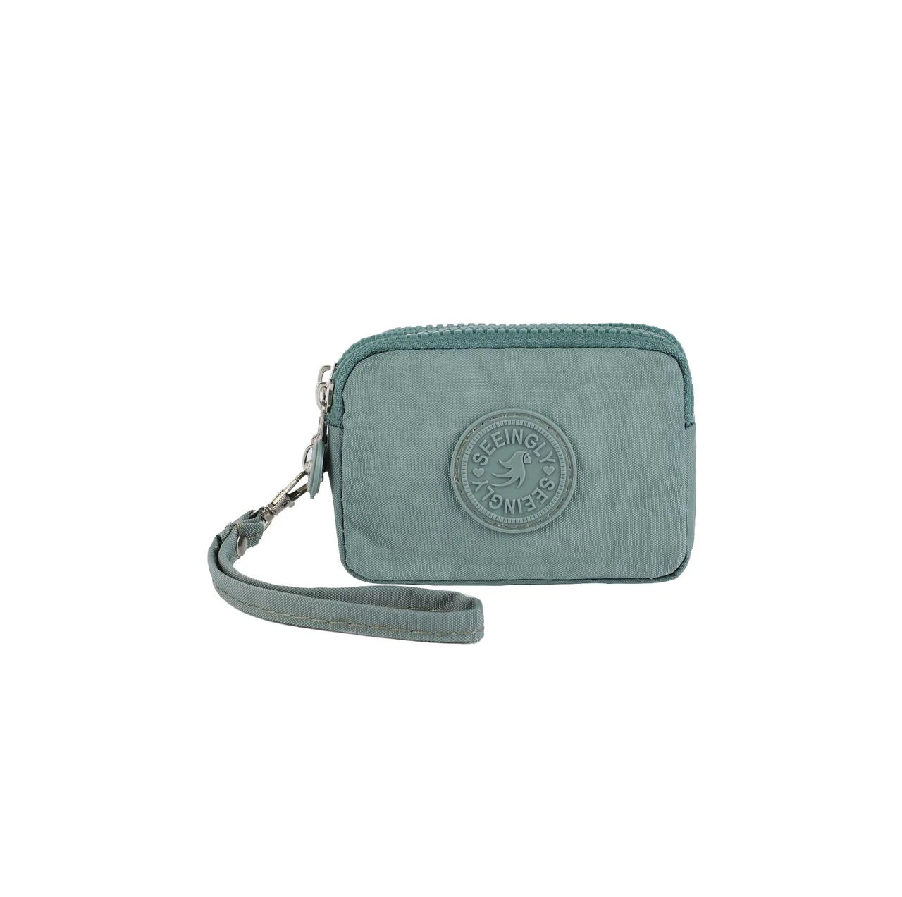 Women Three Layer Wallets Nylon Coin Purse New Korean Large Capacity Portable Oxford Cloth Coin Wallet Waterproof Portable