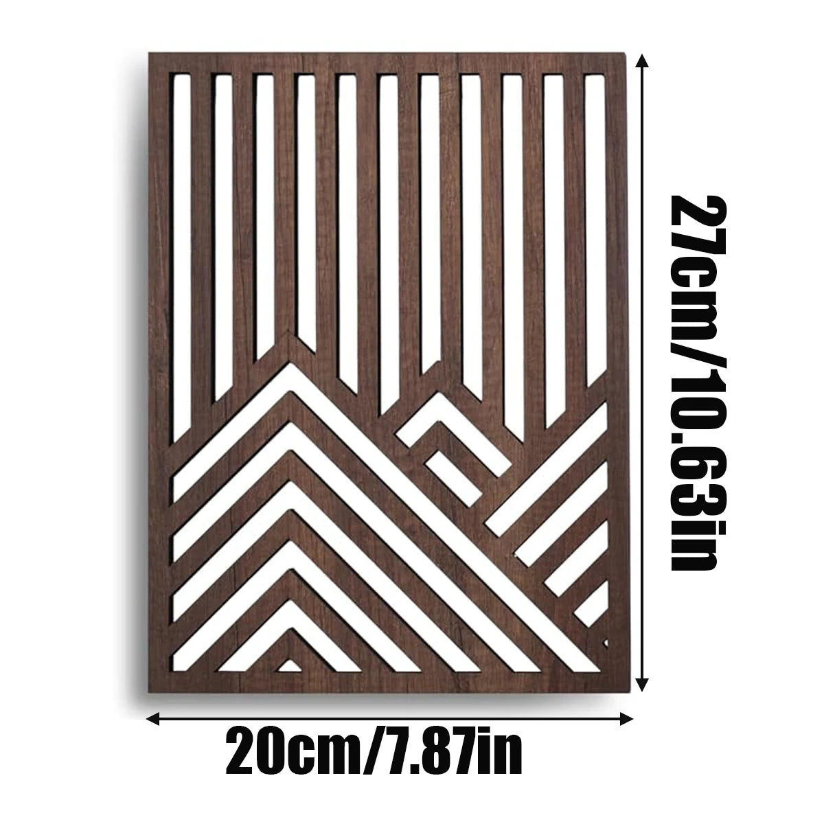 Tejesa 3PCS Retro Wood Art Decor Modern Wood Art Wall Decor,Indoor Wall Hanging Decorations for Living Room, Bedroom, Office