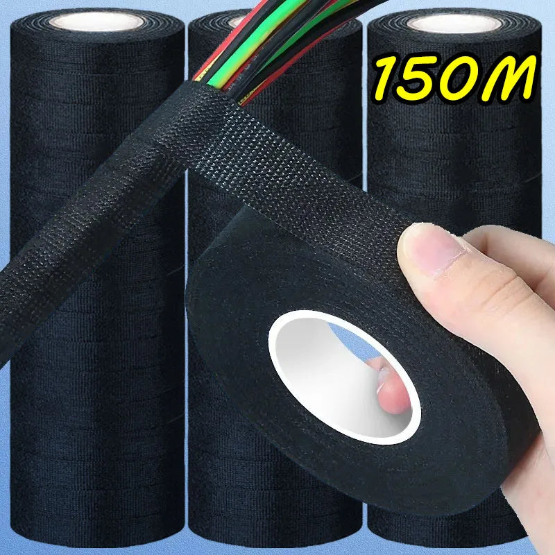 Tejesa Electrical Tape Heat Resistant Wiring Harness Fabric Waterproof  Automotive Insulating Adhesive Cloth for Cable Wire Wrap 1-10Pc
