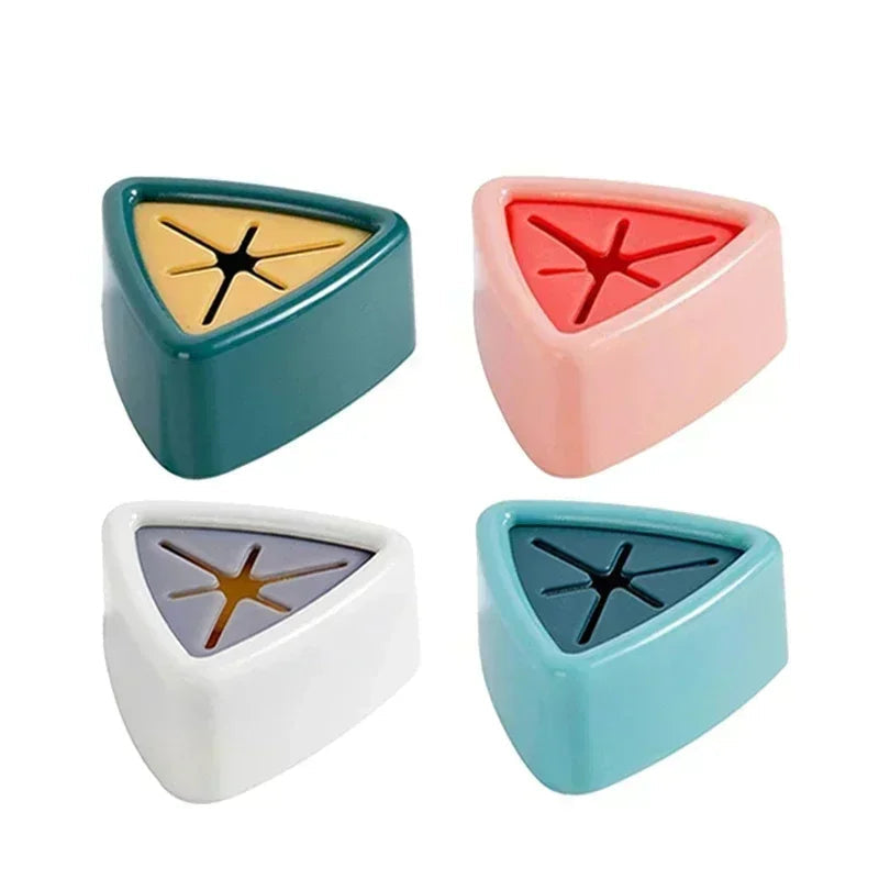 Hemasa 4Pcs Self Adhesive Towel Plug Holder Wall Mounted Bathroom Organizers Towel Hooks Storage Rack Kitchen Rags Dishcloth Clips