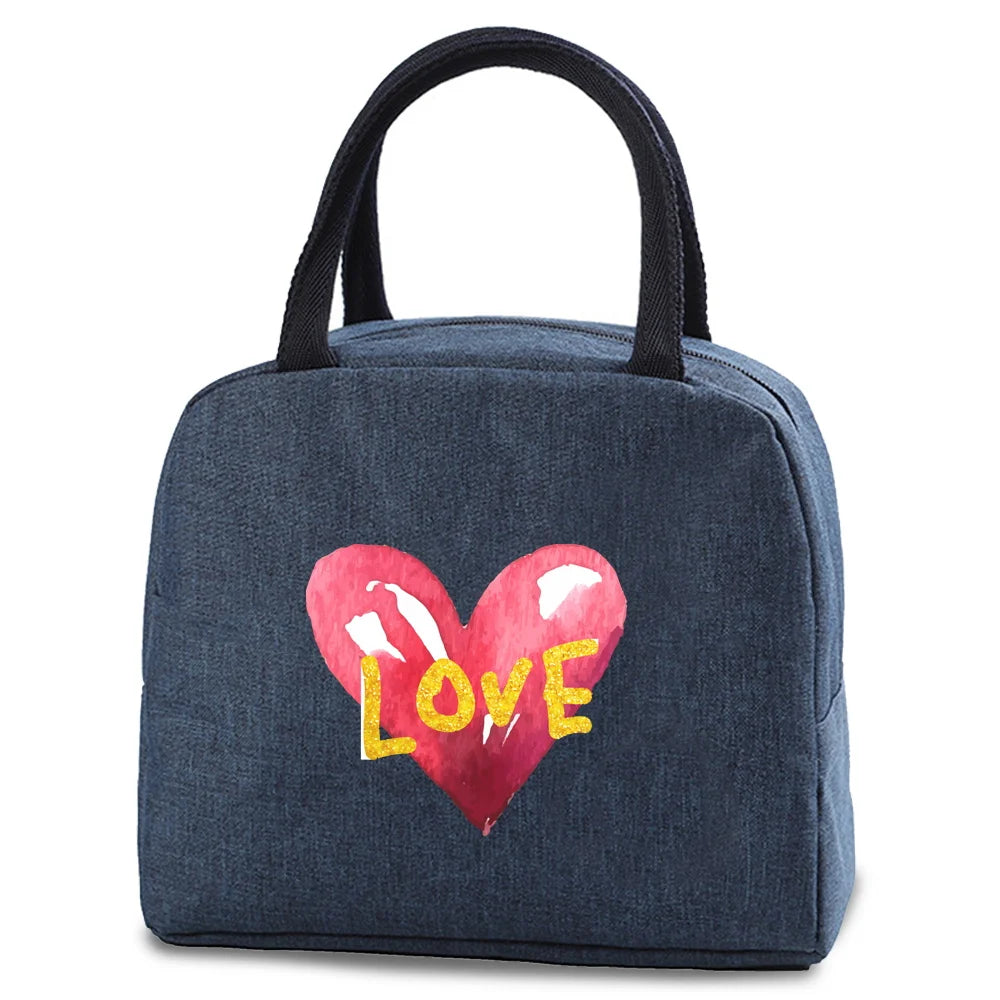 Tejesa Insulated soft cooler Lunch box Bag / Small food cooling Tote Portable Thermal Cold Food Bags For Kids /Travel Dnner Picnic Handbag
