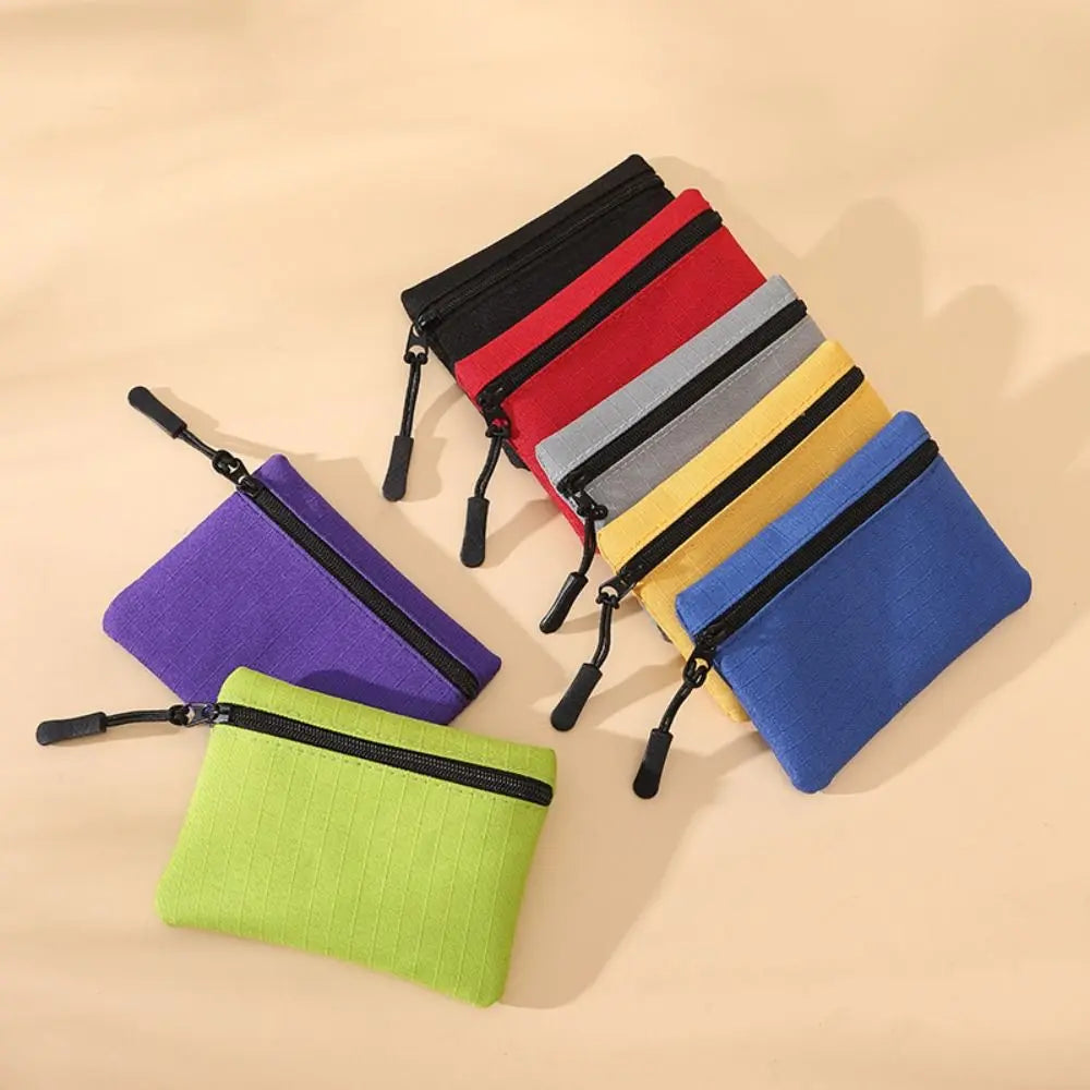 Hemasa  Mini Coin Purse Simple Zipper Kid Storage Pouch/ Money Pocket  Key Bag Women