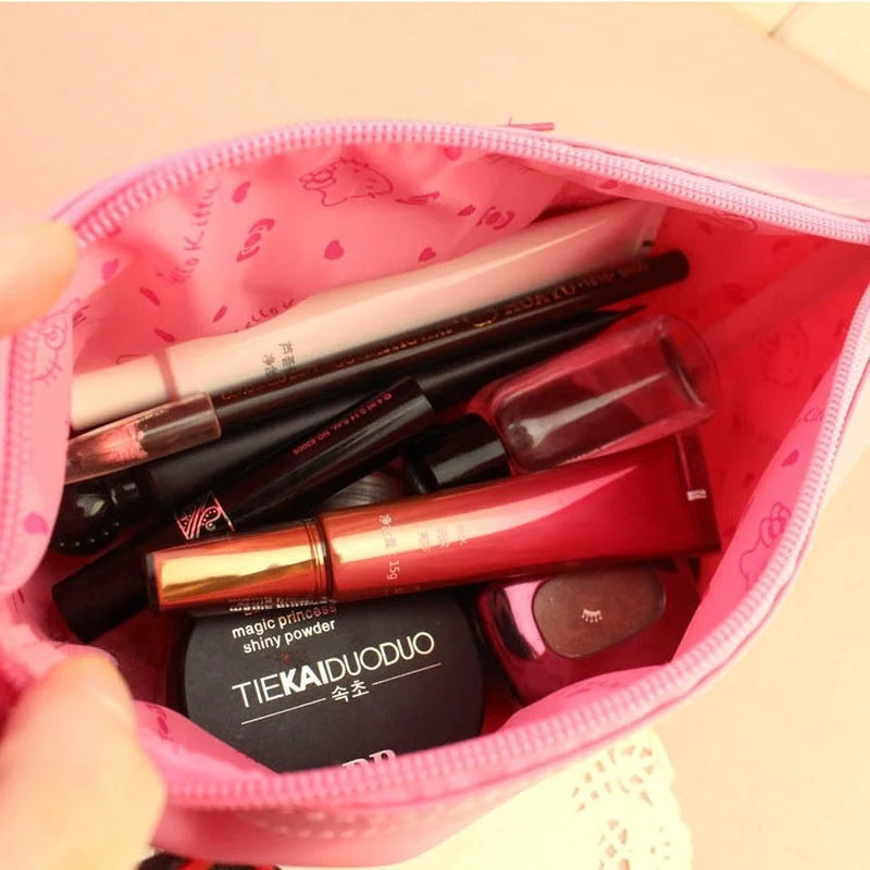 Hemasa Hello Kitty Cartoon Cosmetic Bag /Large-capacity Waterproof Storage Makeup case