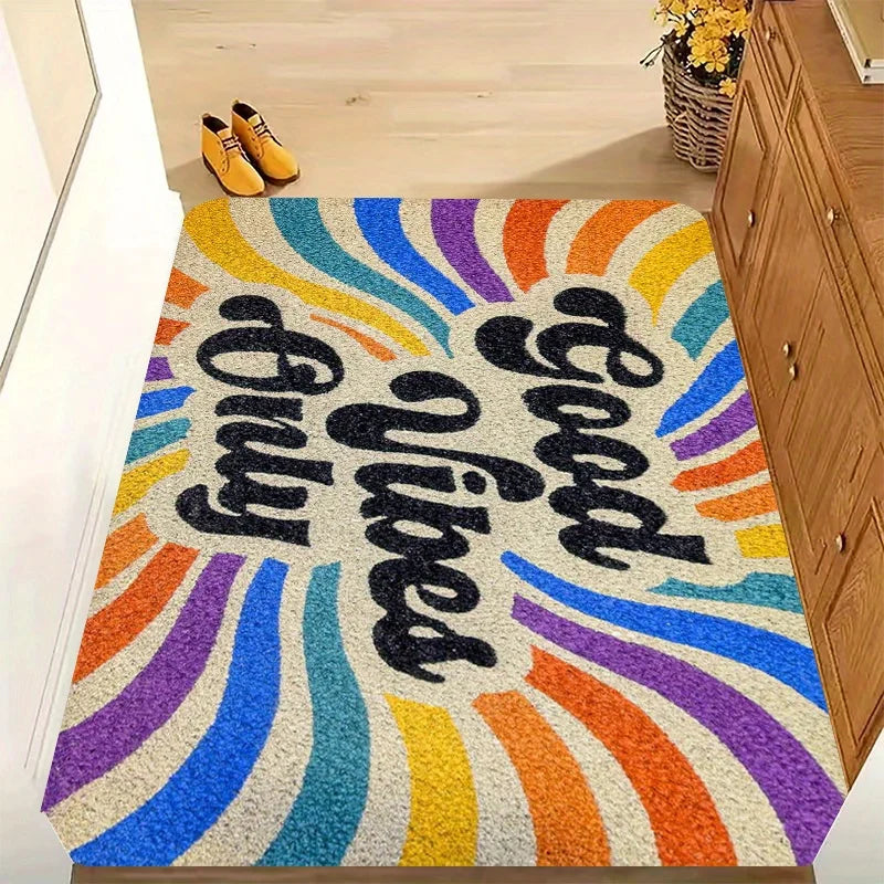 Tejesa Rainbow Carpet Welcome Rug For Bedroom Carpet For Live Room Home Decor