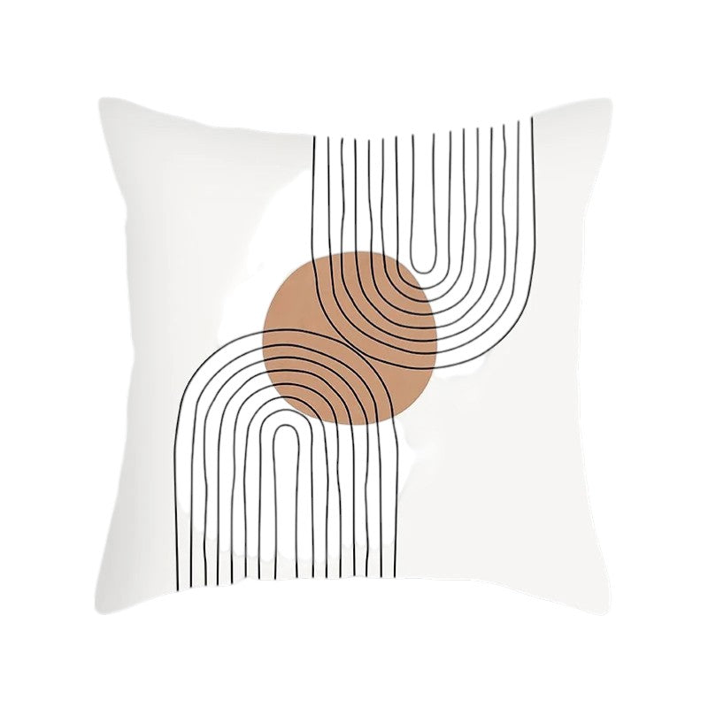 Hemasa Abstract Geometric Decorative Pillowcase Sofa Cushion Cover Soft Throw   Home Office Bedroom