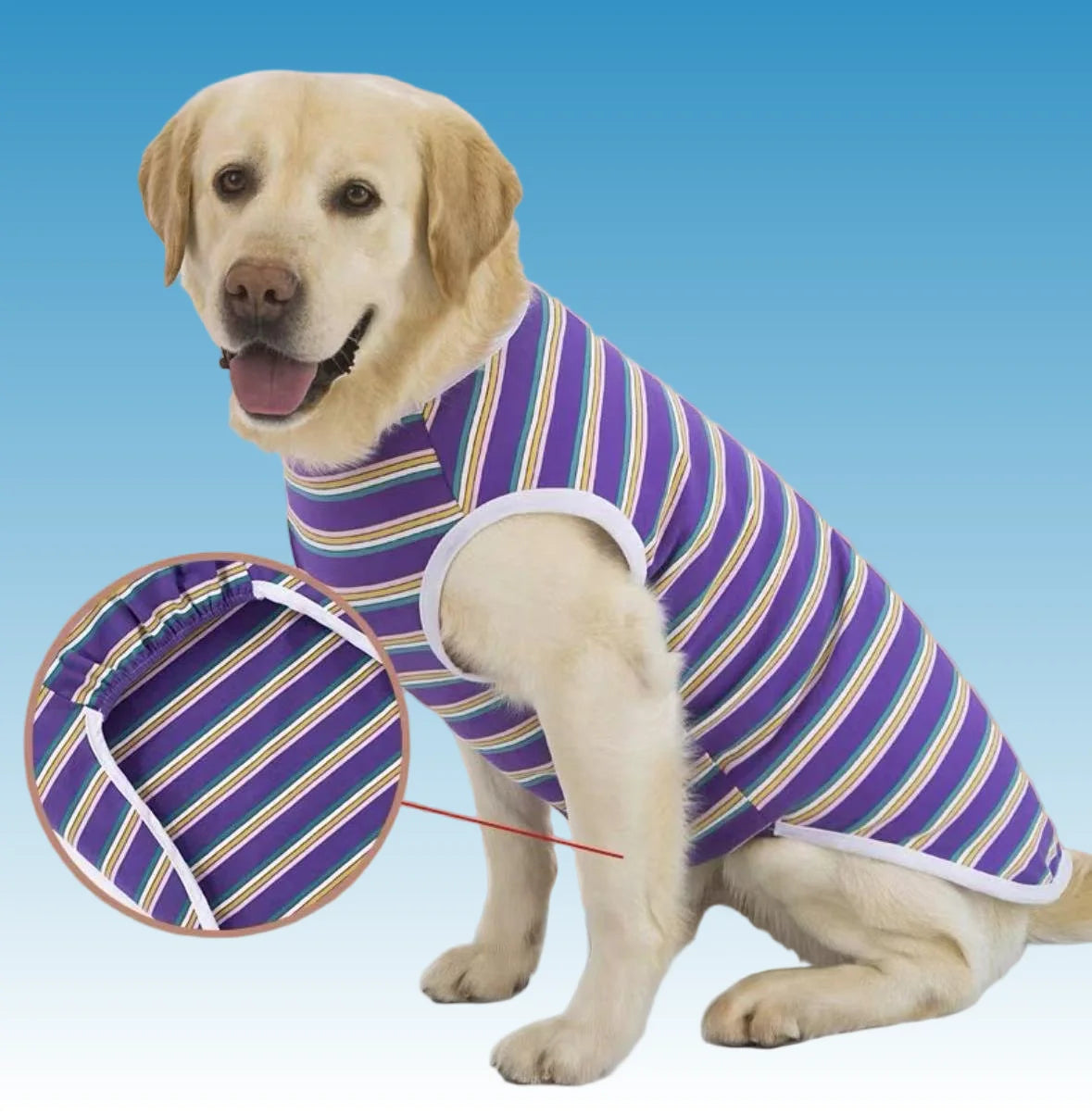 Tejesa Summer sleeveless vest for medium and large dogs, summer pet pajamas and home clothes, which can be applied to various medium an