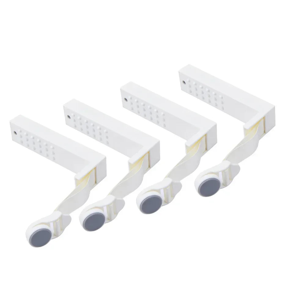 Hemasa 4PCS Bed Sheet Fasteners Adjustable  Non-Slip Fastener Grippers