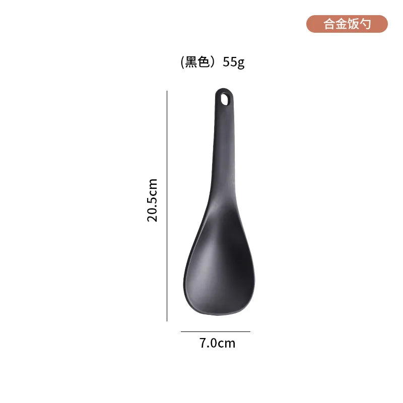 Hemasa  Non Stick Rice  Spatula Spoons Long Deep Soup Scoop Kitchen Utensil Multifunctional Rice Cooker
