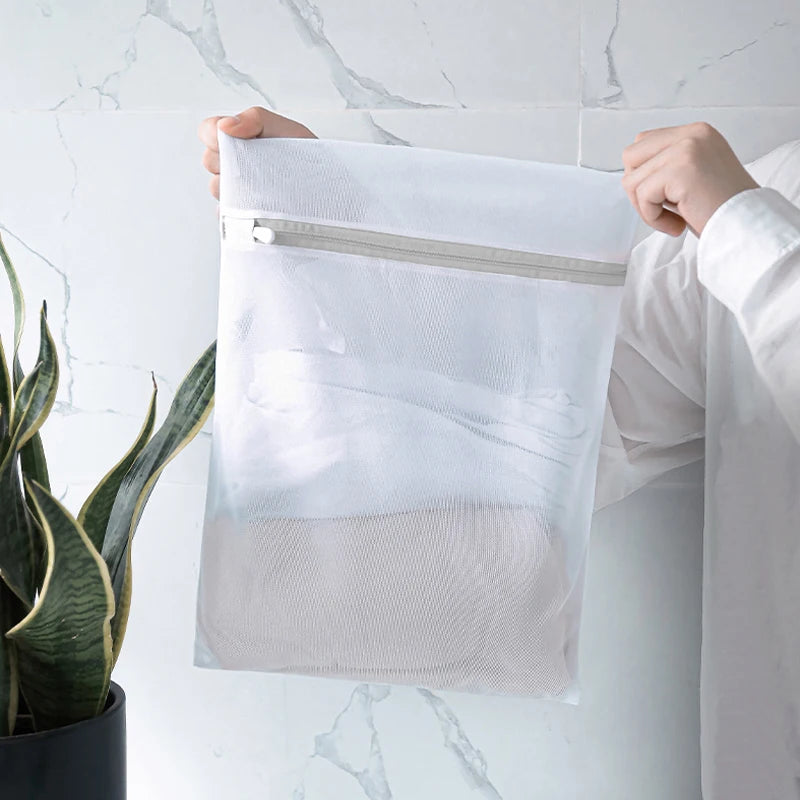 4PCS/1PC/1 Set Mesh Laundry Bag Laundry Wash Bags Coarse Net Laundry Basket Laundry Bags for Washing Machines Mesh Bra Bag