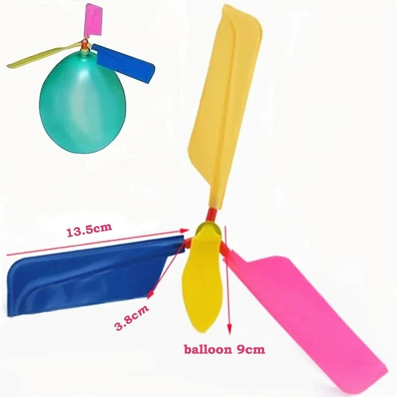3PCS Helicopter Balloon Portable Outdoor Playing Flying sports Toy Birthday Party Decorations Kids Gift Wholesale Party Supplies