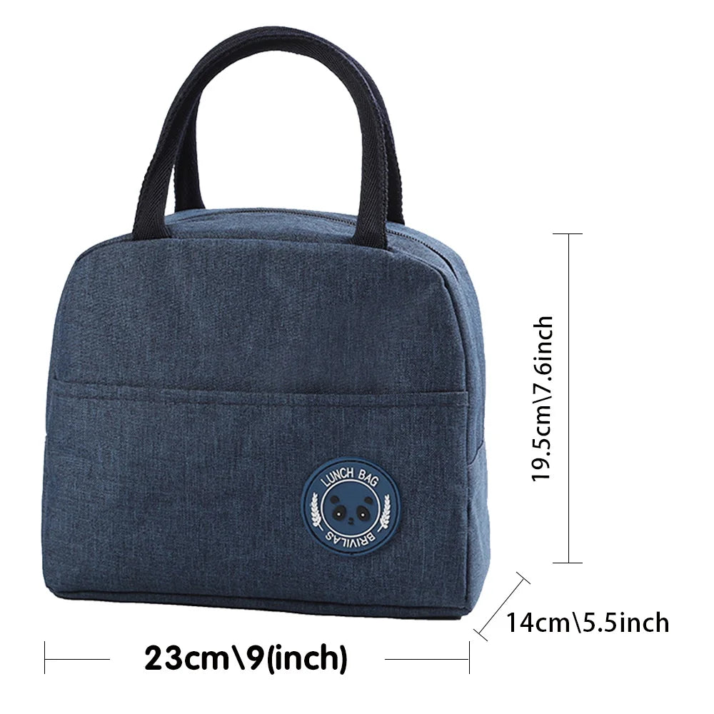 Tejesa Insulated soft cooler Lunch box Bag / Small food cooling Tote Portable Thermal Cold Food Bags For Kids /Travel Dnner Picnic Handbag