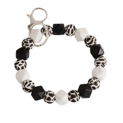 Hemasa   Silicone Beads Keychain Wristlet