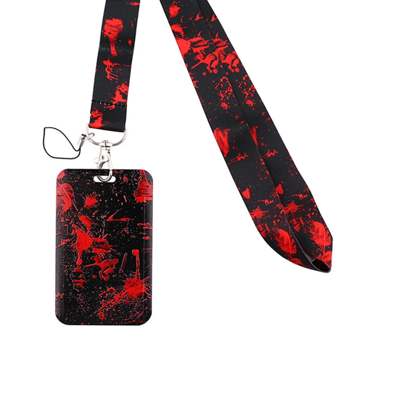 Dentist Doctor Nurse Cartoon Credential Neck Strap Lanyards Keychain ID Card Pass Hang Rope Lariat Key Chain Ring Badge Holder