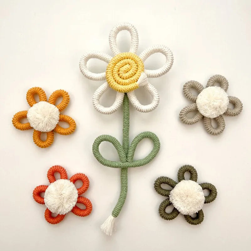 Hemasa Flower Wall  Decoration Hanging Pendant Handmade Floral Craft Nursery