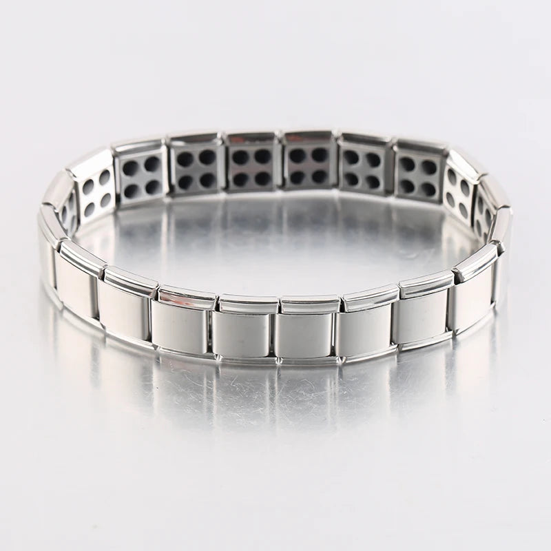 Hemasa  Stainless Steel Elastic Magnetic Bracelets For Women