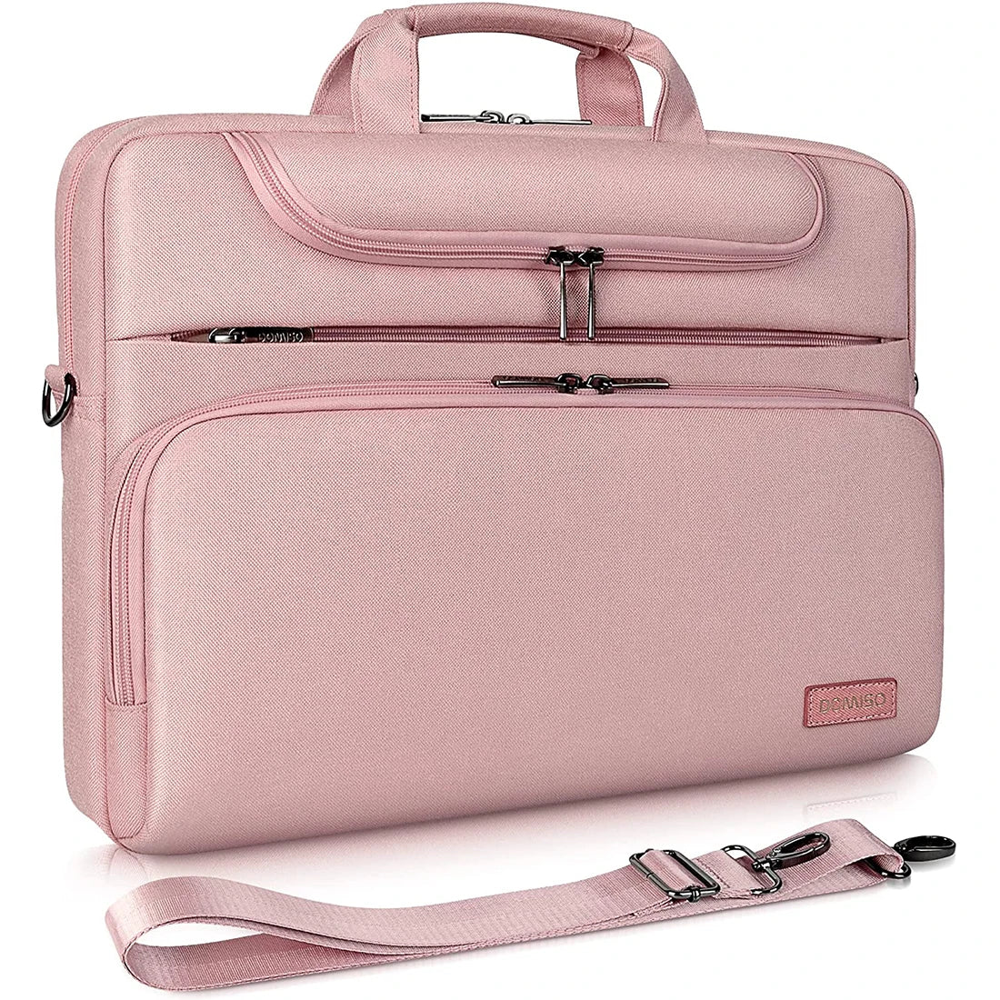 Hemasa DOMISO 10",13",14",156",17" Inch Multi-Functional Laptop Sleeve Business Briefcase Waterproof Messenger Shoulder Bag